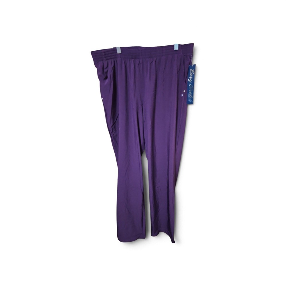 Butter-Soft Easy Stretch Scrub Pants Elastic Waist Medical Trousers NWT 0365